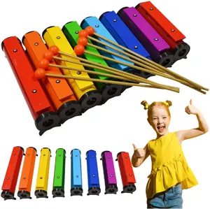 V-tone TB8 Diatonic Tube Bells, Color-Coded Set