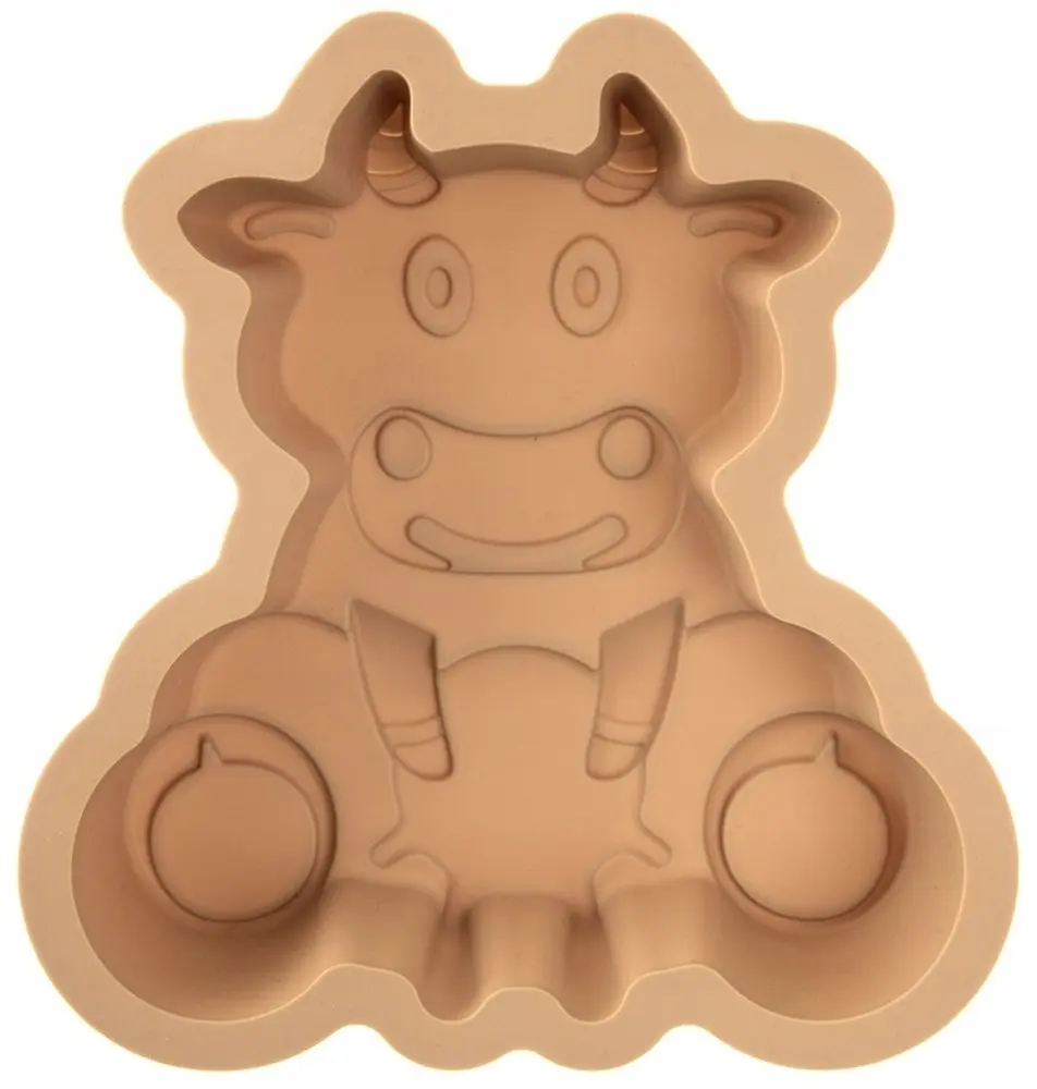 Slowmoose silikona cepšanas forma Govs kūkām