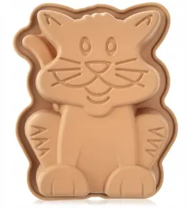 Aptel Silicone Baking Mold Cat Shape Beige