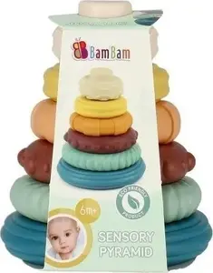 Bambam Educational Pastel Stacking Ring Toy
