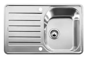 Кухонная мойка Blanco Lantos 45 S-IF Compact прямоугольная из нержавеющей стали