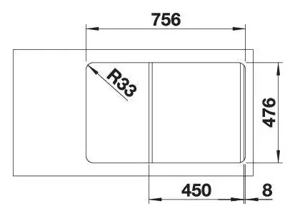 Кухонная мойка Blanco Lantos 45 S-IF Compact Photo 5