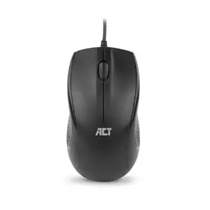 Проводная полноразмерная оптическая мышь ACT AC5006, 1000 DPI, бесшумный клик, из переработанных материалов