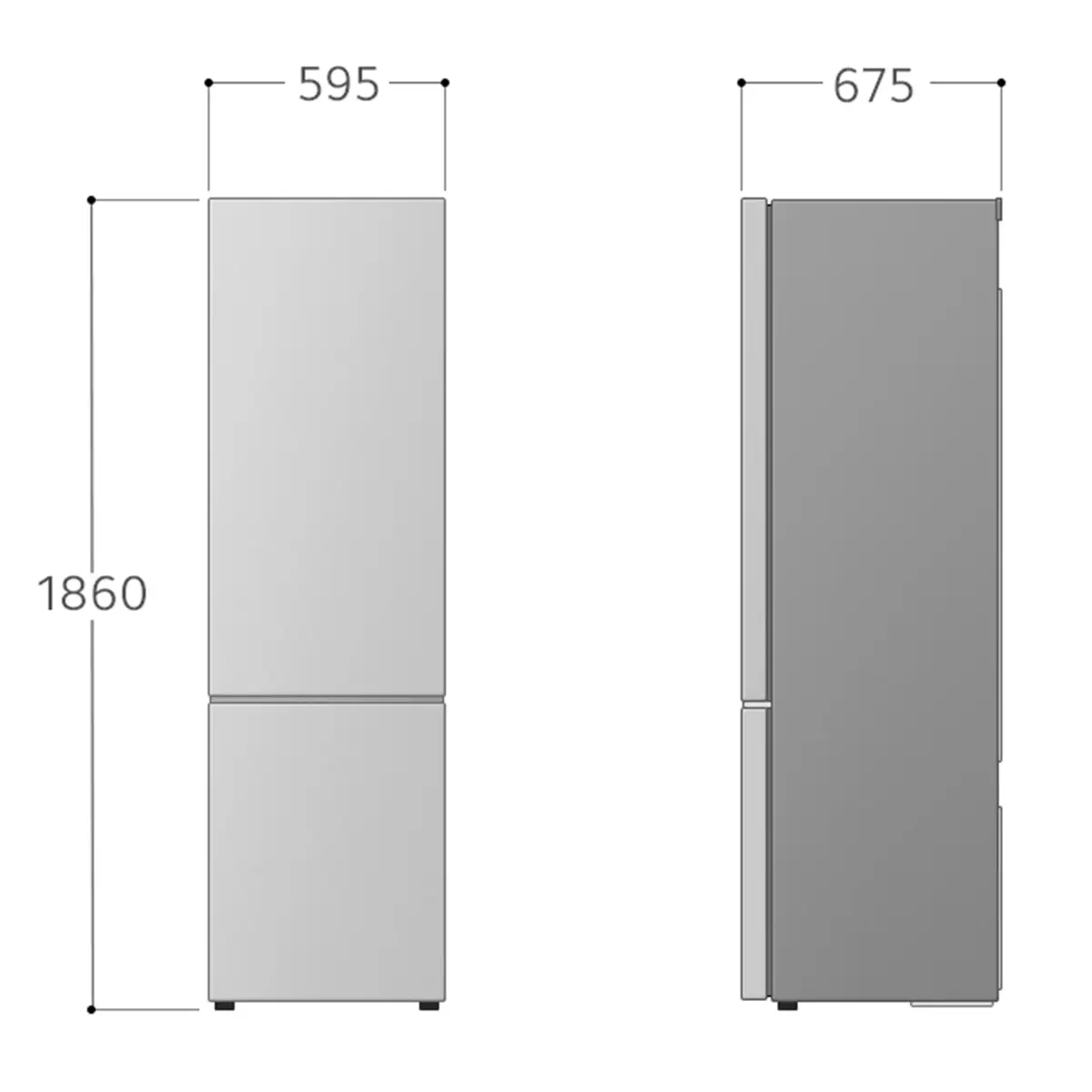 Холодильник с морозильной камерой LG GBV3100APY Photo 3
