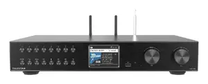 Telestar TOP 500 HiFi Audio Tuner with DAB+ and FM Radio, Black