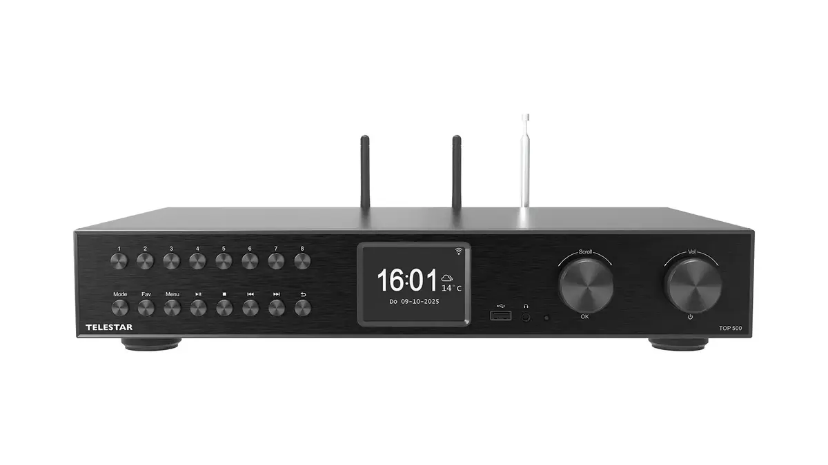 Telestar TOP 500 HiFi Audio Tuner - Black Photo 4