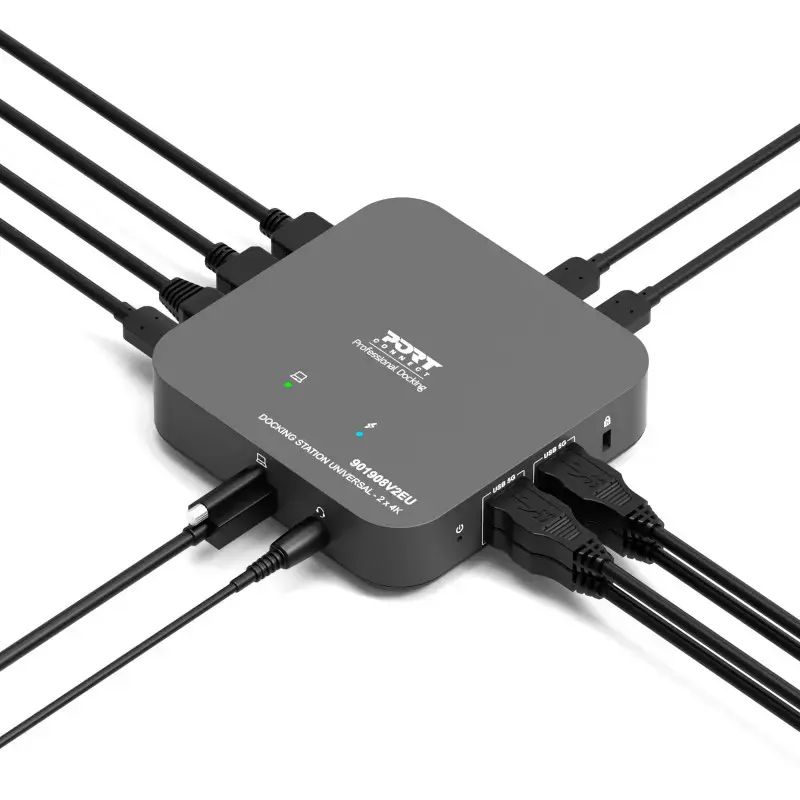 Port Designs PORT Connect USB-C Docking Station | 2x 4K | 85W Photo 8