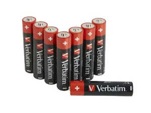 Verbatim 49502 AAA sārma baterijas, 1.5V, 8 gab.