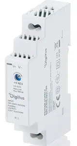 DIGITUS DN-PWR-SST-125 Step-Shape DIN-Rail Power Supply 5V 2.4A 12W Ultra-Slim Class II Indoor Server