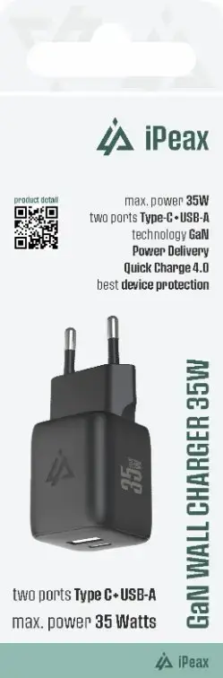 Зарядное устройство iPeax GaN 35 Вт Photo 3