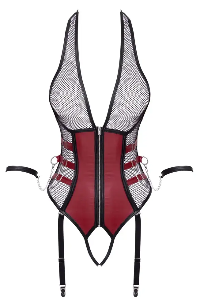 Боди Cottelli Collection Body Bondage L с открытым шагом Photo 9