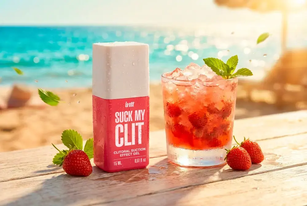 Гель для клитора Intt Suck My Clit Wild Strawberry 15 мл Photo 5