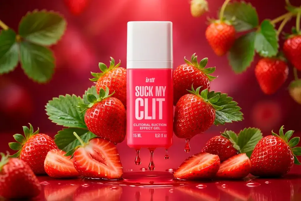 Гель для клитора Intt Suck My Clit Wild Strawberry 15 мл Photo 7