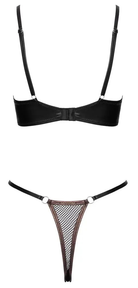 Комплект белья Cottelli Collection Bra Set Net S Photo 8