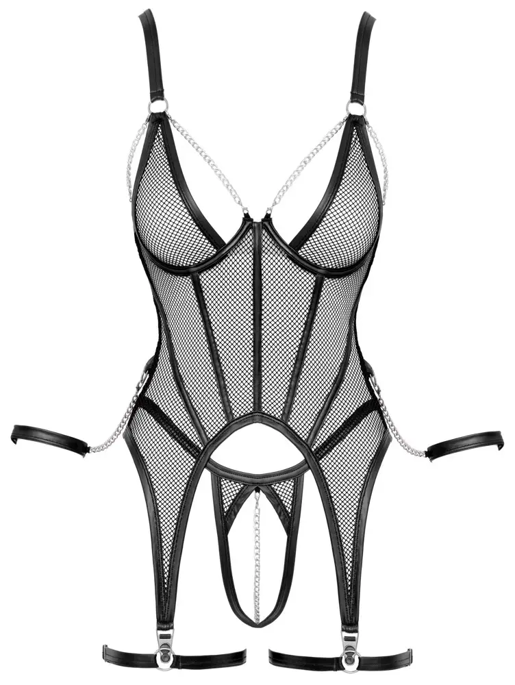 Комплект белья Cottelli Collection Basque Bondage S Photo 7