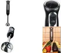 Погружной блендер Little balance Speed Inox 600, 600 Вт, лезвия из нержавеющей стали с зубчатой кромкой и защитой от брызг