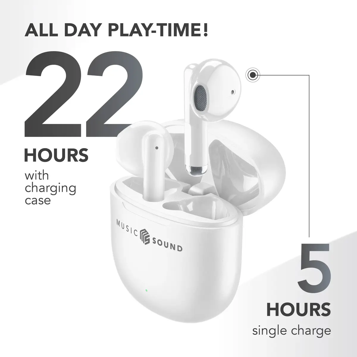 Cellularline Music Sound Breeze TWS Bluetooth austiņas Photo 7