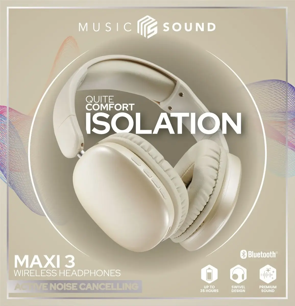 Беспроводные наушники Cellularline Music Sound MAXI3 Photo 2
