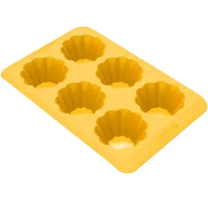 Luigi Ferrero Prima Vanilla FR-1872P Muffin Baking Mould, 6-Piece Set