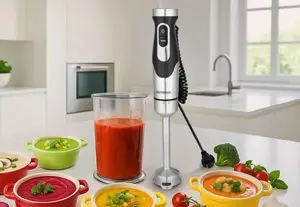 Gastroback Powermix FlexCord Immersion Blender 1500 W Black Stainless Steel