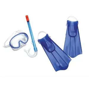 Speedo bērnu niršanas komplekts zils caurspīdīgs izmērs L-XL
