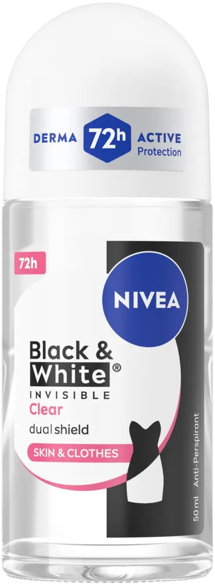Nivea Invisible Clear rullīša dezodorants sievietēm