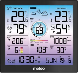 Meteo SP602 Wireless Weather Station with Wi-Fi, Hygrometer, and Barometer