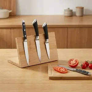 Vilde Magnetic Knife Block, Bamboo