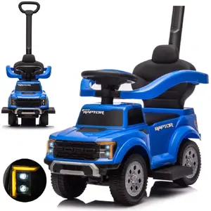 Детская машинка-каталка Milly Mally Ford F-150 3 в 1 с ручкой, синяя