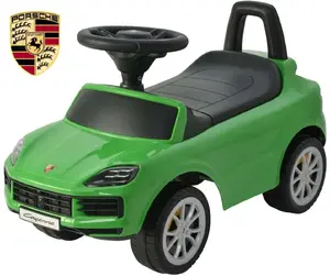 Bērnu braucamais auto Milly Mally Porsche Cayenne S zaļā krāsā