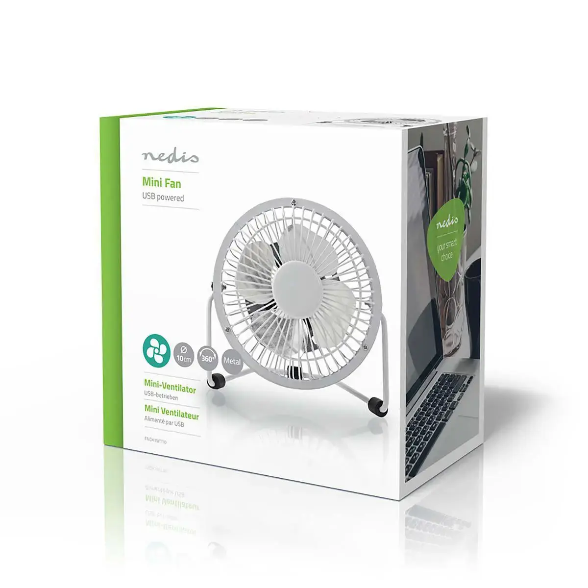 Настольный вентилятор Nedis FNDK1WT10 Photo 4