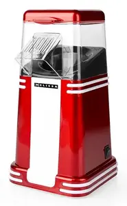 Melissa 16310187 Popcorn Popper, 1200 W, 60 g Capacity, Red/White