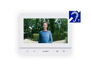 DoorBird A1103T IP video iekštelpu stacija ar 7 collu IPS displeju, balta