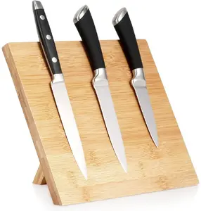 Vilde Magnetic Knife Block, Bamboo