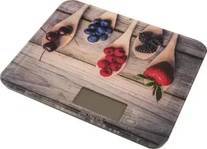 ORION 130598 Electronic Flat Glass Kitchen Scale, 15kg Capacity