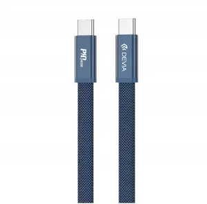 Eaton Devia Ultra3 USB-C Charging Cable, 240W Power Delivery, Flat Design, 1.5m, Blue