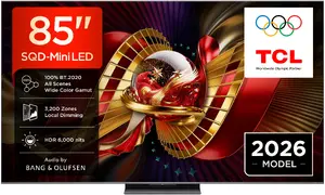 Телевизор TCL C8L 85 дюймов 4K Ultra HD Smart TV, SQD-Mini LED, Google TV