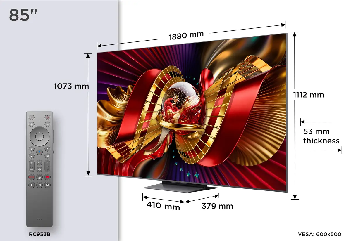 Телевизор TCL C8L 85C8L 85 дюймов 4K Ultra HD Smart TV Photo 2