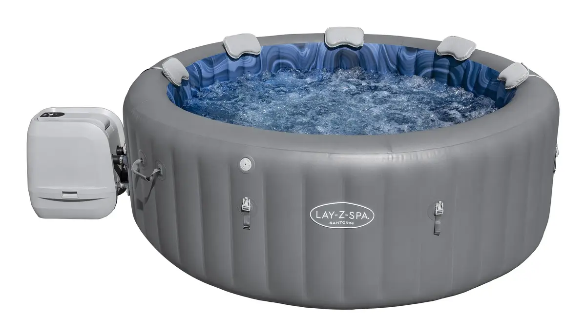Надувной спа-бассейн Bestway Lay-Z-Spa Santorini HydroJet Pro Photo 3