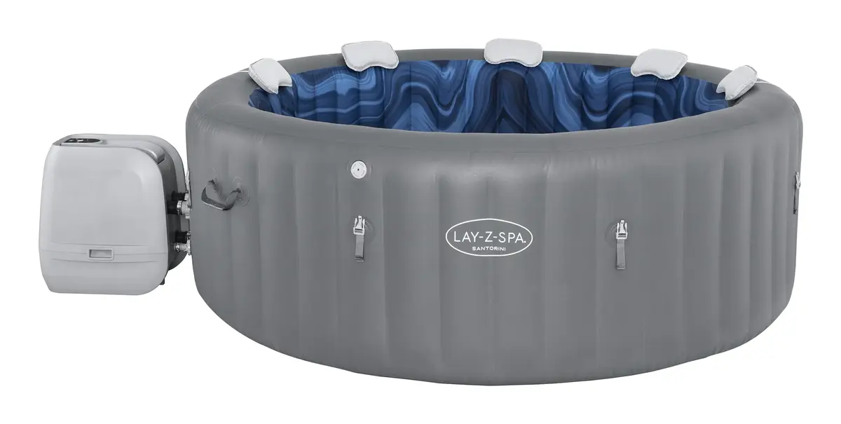 Надувной спа-бассейн Bestway Lay-Z-Spa Santorini HydroJet Pro Photo 8