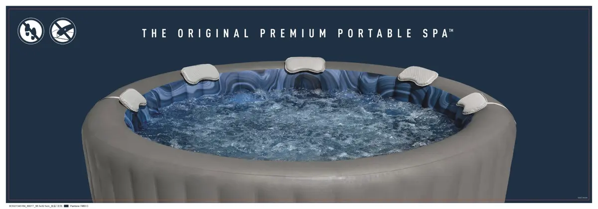 Надувной спа-бассейн Bestway Lay-Z-Spa Santorini HydroJet Pro Photo 15