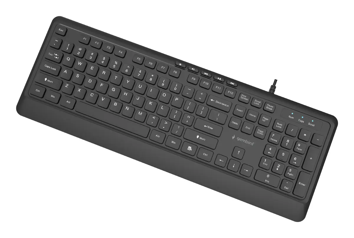 Gembird KB-MCH-05 Slim Wired Multimedia Keyboard Photo 4