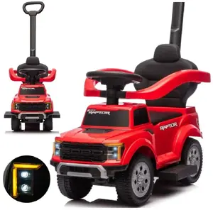 Детская машинка-каталка Milly Mally Ford F-150 3 в 1 с ручкой, красная