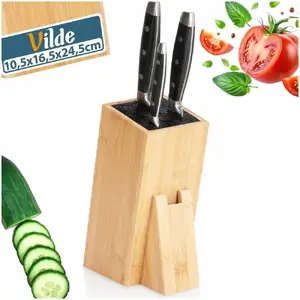 Vilde Bamboo Knife Block