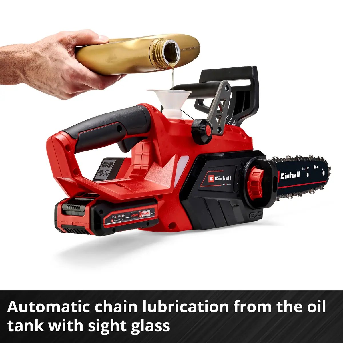 Einhell GE-LC 18 Li Kit Cordless Chainsaw Photo 15