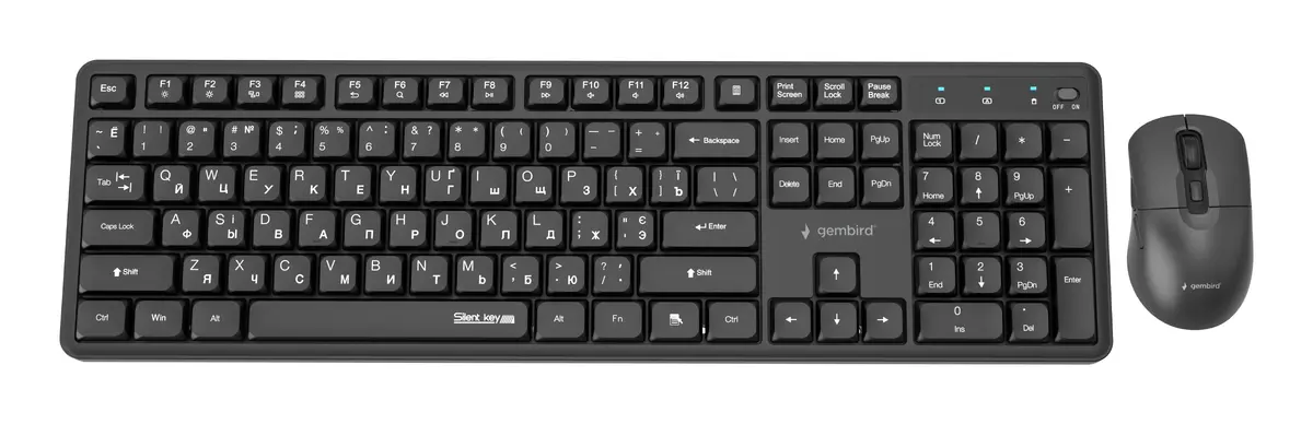 Беспроводной комплект Gembird Silent key Pro Business Photo 2
