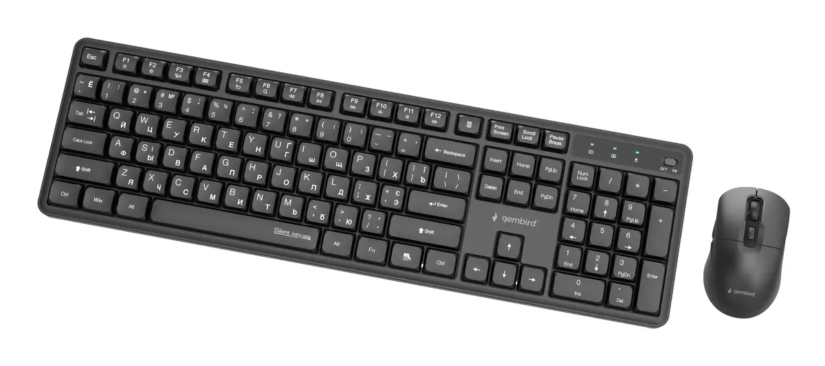 Беспроводной комплект Gembird Silent key Pro Business Photo 3