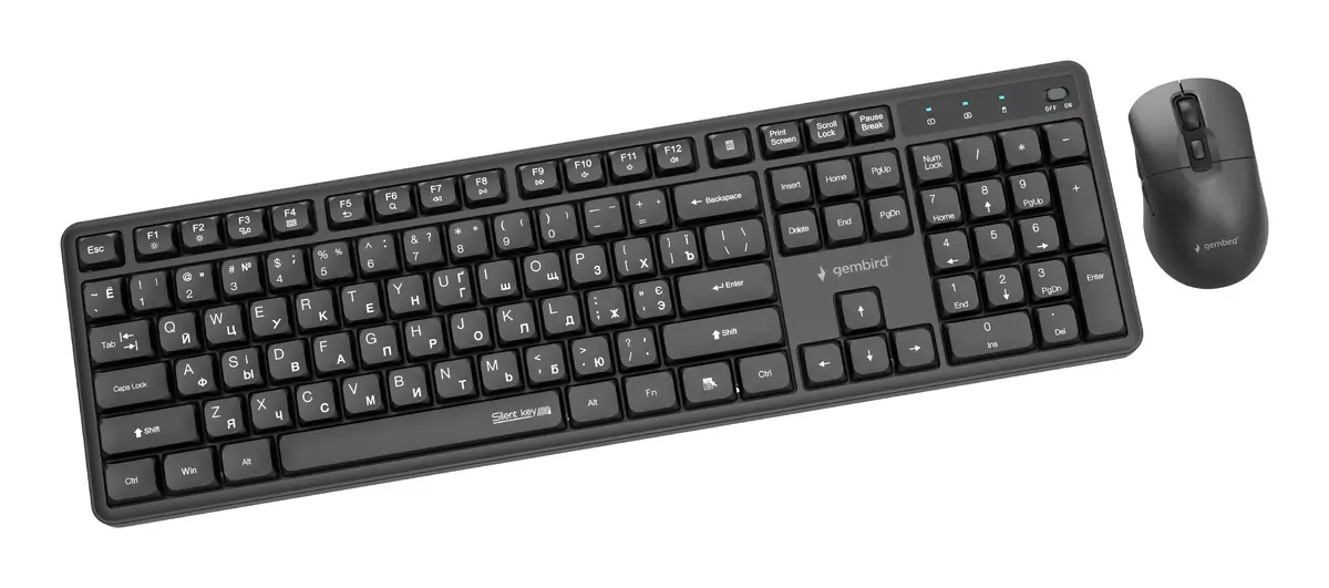 Беспроводной комплект Gembird Silent key Pro Business Photo 4