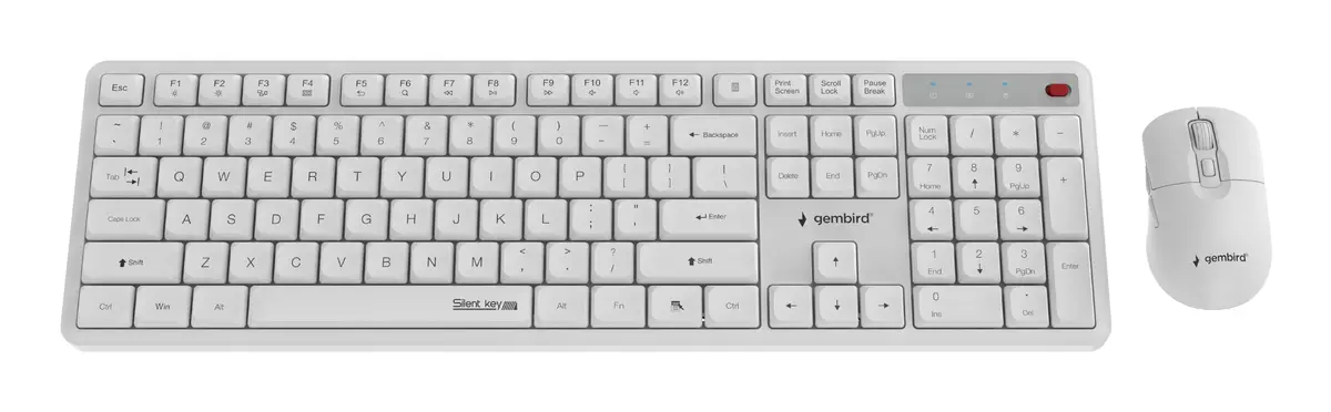 Gembird Silent key Pro Business Wireless Desktop Set Photo 2