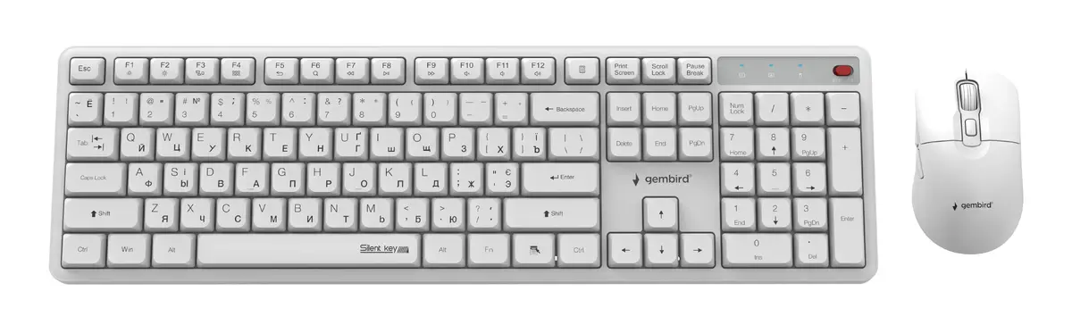 Беспроводной комплект Gembird Silent key Pro Business Photo 2